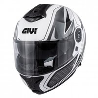 GIVI HELMA X.21 CHALLENGER SHIVER WHITE/TITANIUM/BLACK